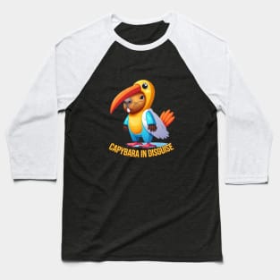 Capybara Pelican Baseball T-Shirt